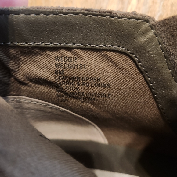 STEVE MADDEN Platform Wedgie Gray Suede Double Zip Sneaker Bootie Womens Size 8 - Picture 9 of 12